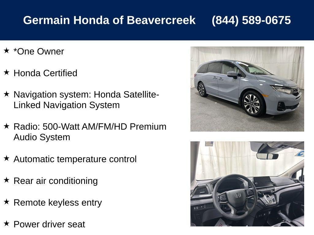 used 2025 Honda Odyssey car, priced at $49,989
