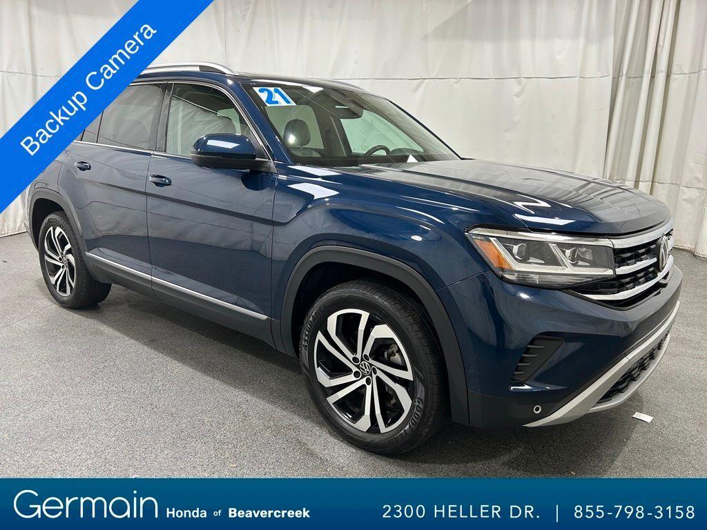 used 2021 Volkswagen Atlas car, priced at $22,971
