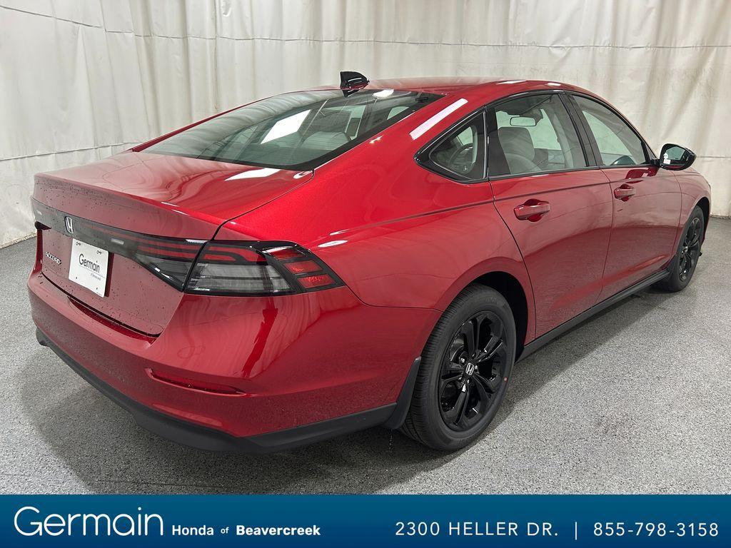 new 2025 Honda Accord car, priced at $30,955