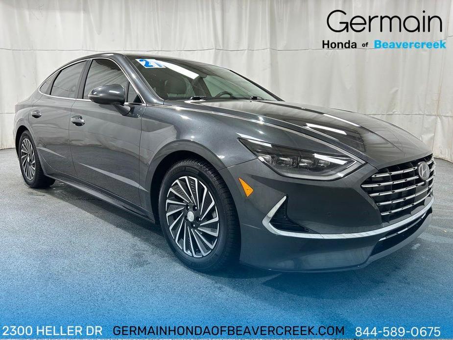 used 2021 Hyundai Sonata Hybrid car, priced at $20,999