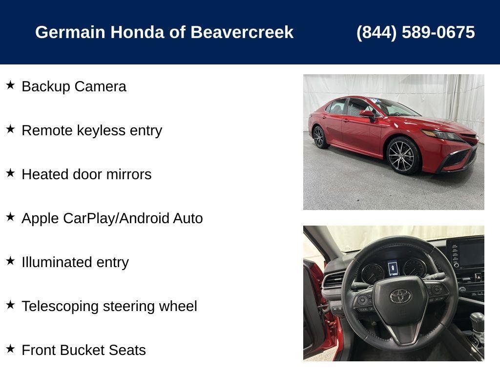used 2022 Toyota Camry car, priced at $24,506