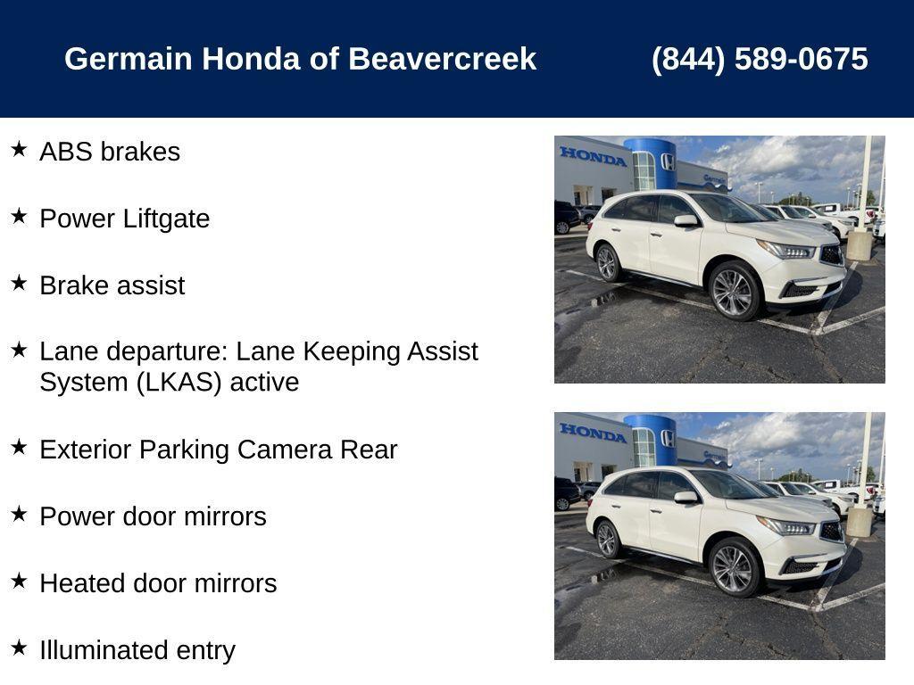 used 2019 Acura MDX car, priced at $25,674