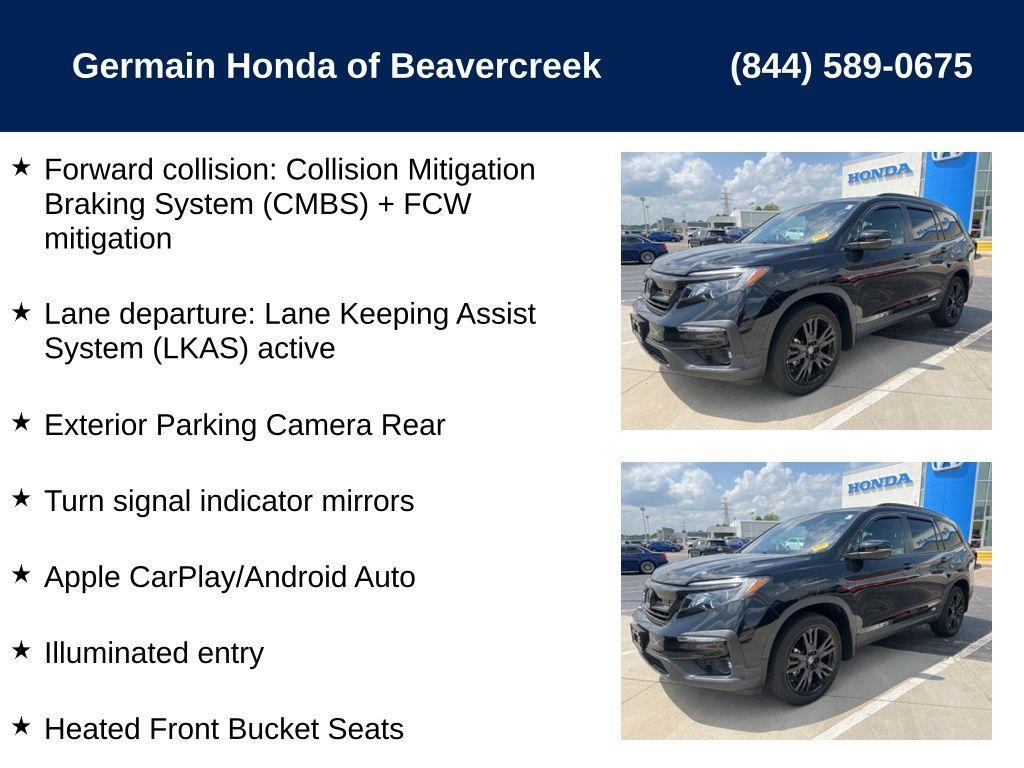 used 2022 Honda Pilot car, priced at $31,887