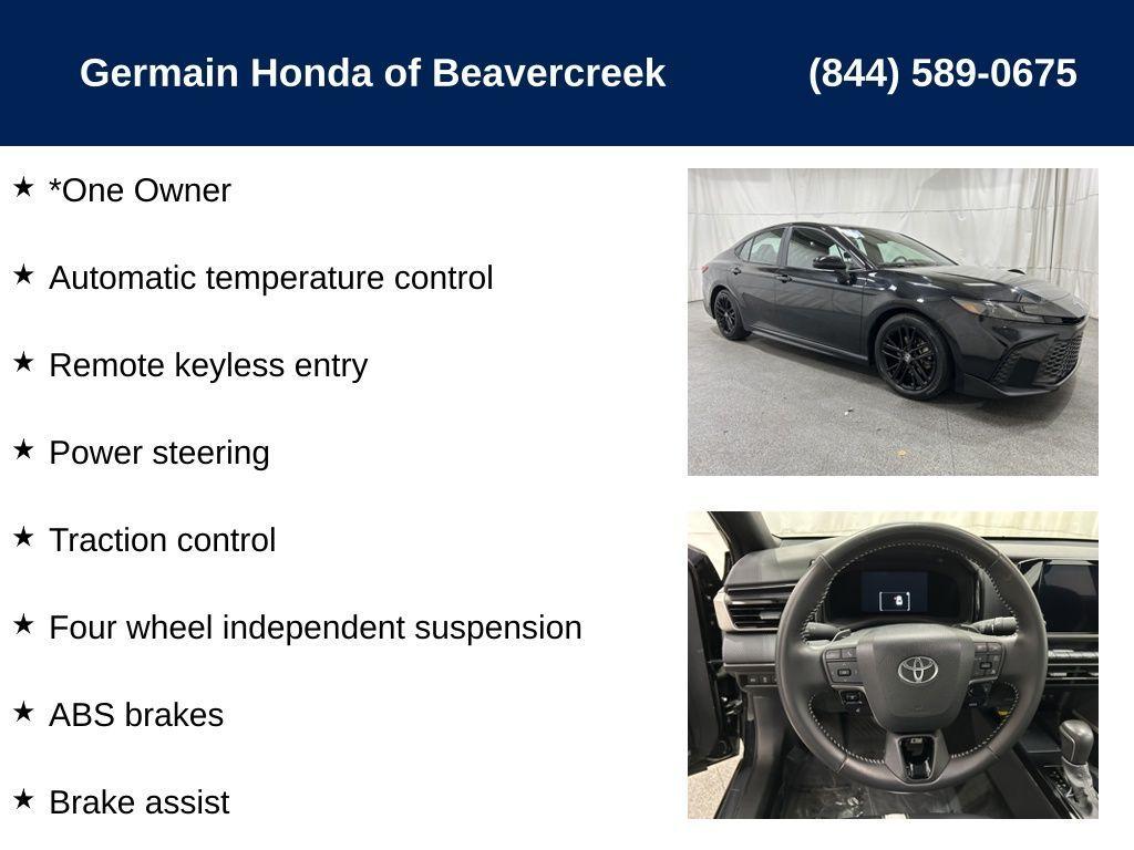 used 2025 Toyota Camry car, priced at $27,537