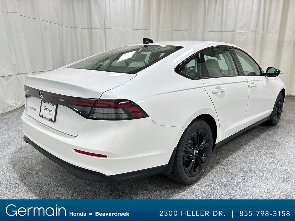 new 2025 Honda Accord car, priced at $30,955