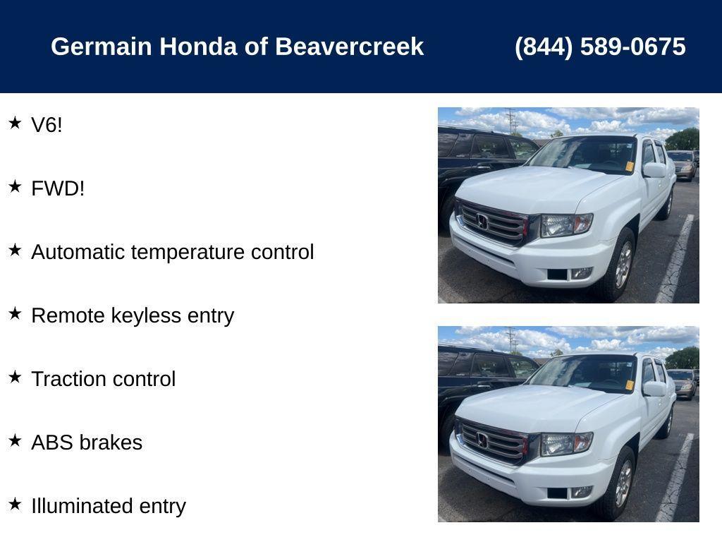 used 2012 Honda Ridgeline car, priced at $10,977