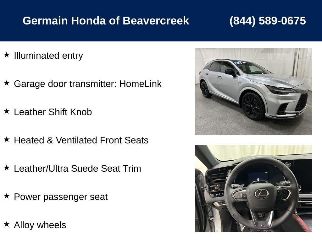 used 2023 Lexus RX 500h car, priced at $54,775