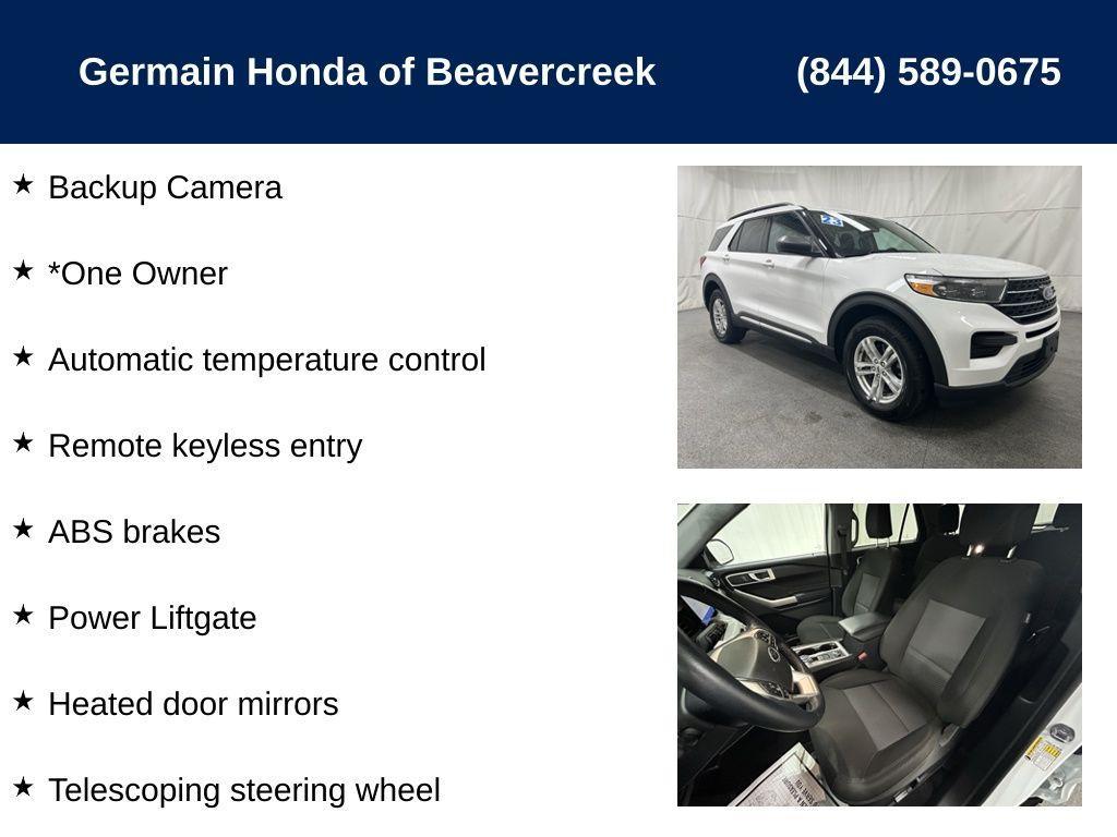 used 2023 Ford Explorer car, priced at $34,218