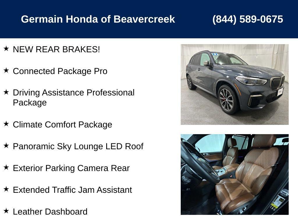 used 2022 BMW X5 car, priced at $43,153