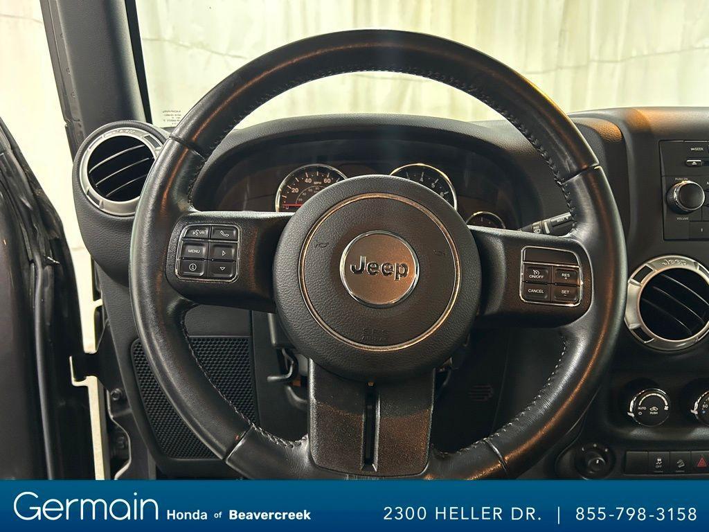 used 2017 Jeep Wrangler Unlimited car, priced at $15,985
