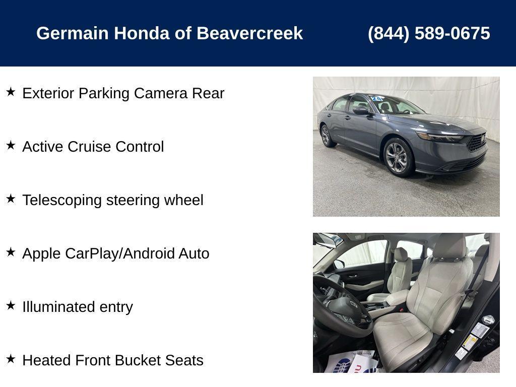 used 2024 Honda Accord car, priced at $29,802