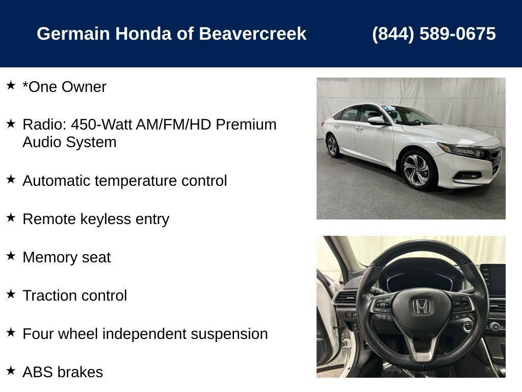 used 2020 Honda Accord car, priced at $23,485