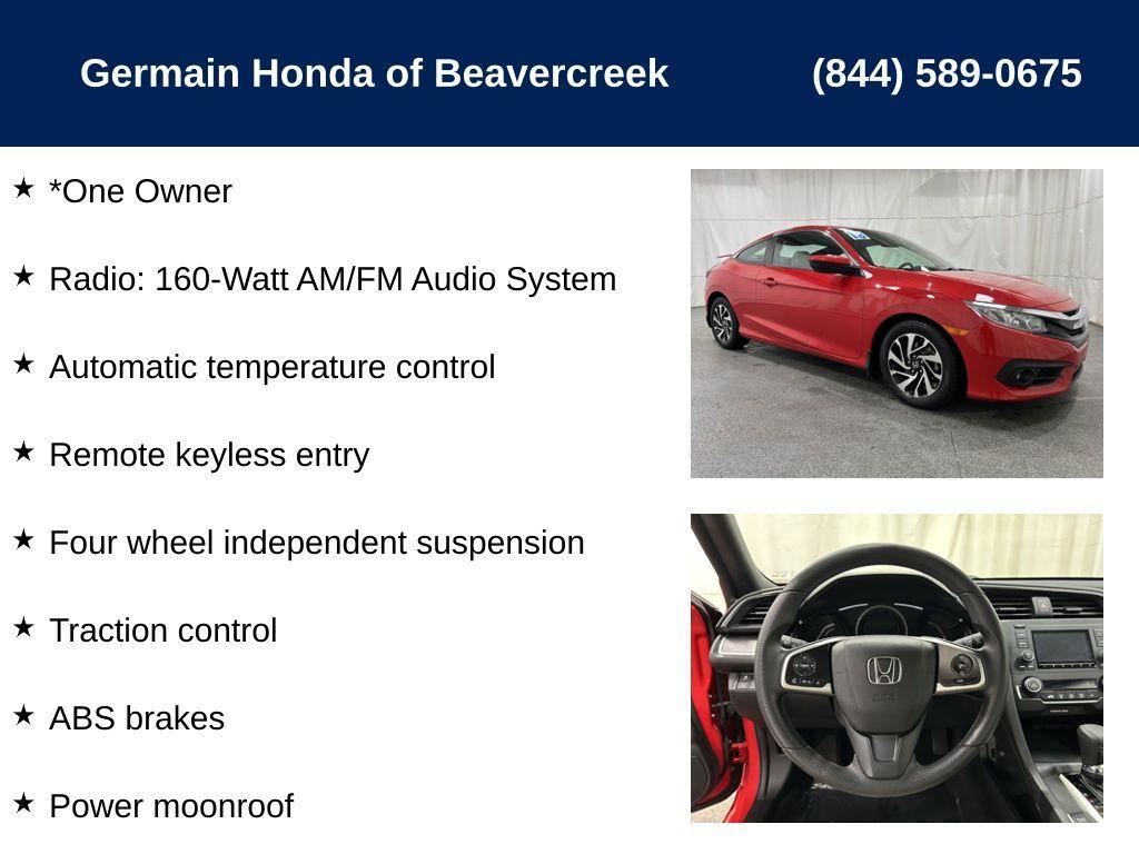 used 2018 Honda Civic car, priced at $15,741