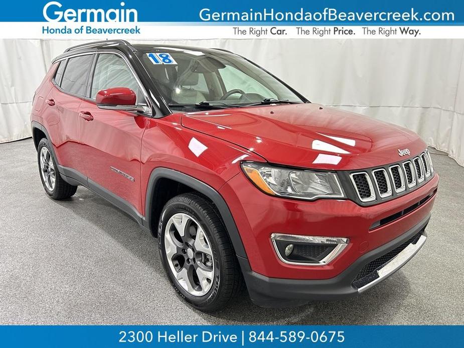 used 2018 Jeep Compass car, priced at $18,883