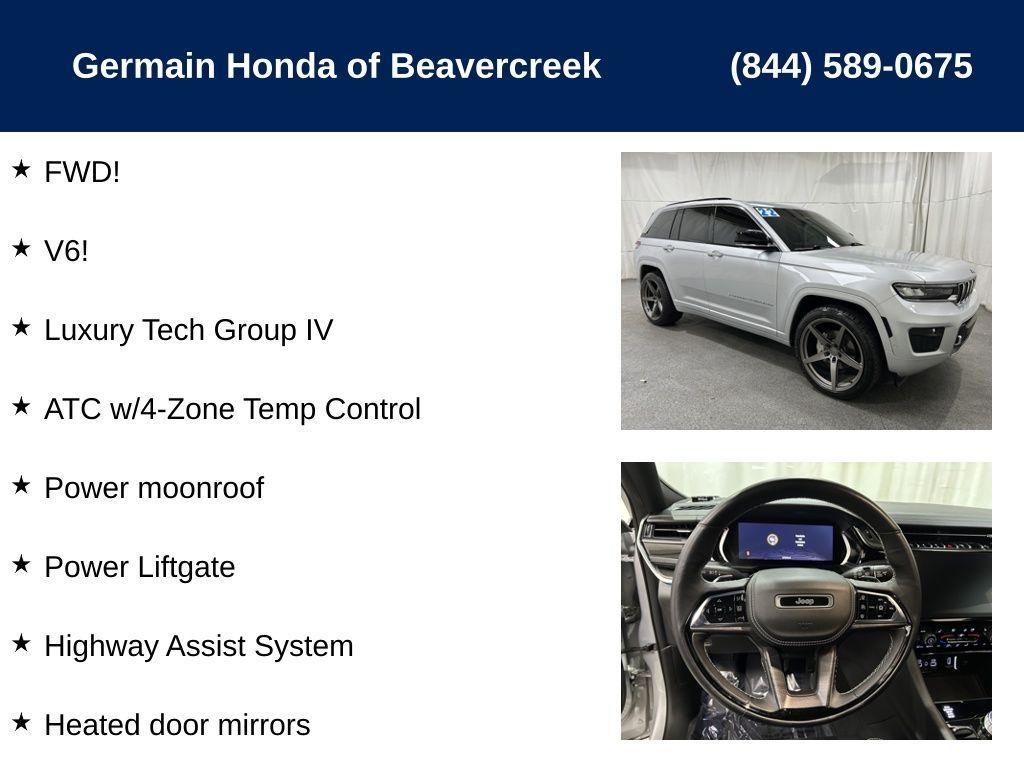 used 2022 Jeep Grand Cherokee car, priced at $30,561