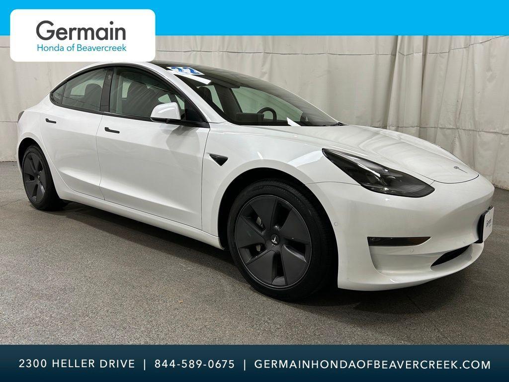 used 2022 Tesla Model 3 car, priced at $28,979