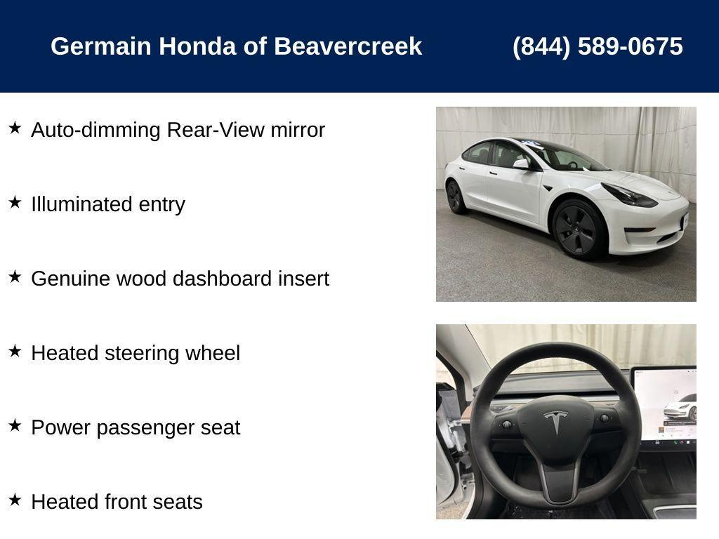 used 2022 Tesla Model 3 car, priced at $28,979