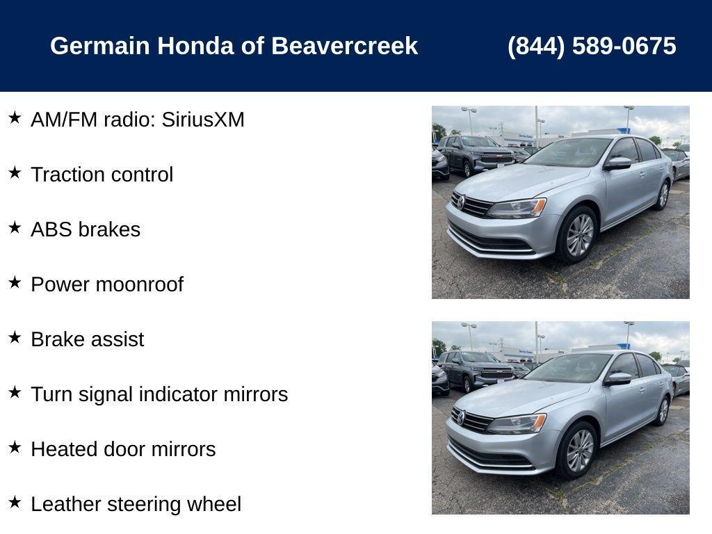 used 2015 Volkswagen Jetta car, priced at $11,942