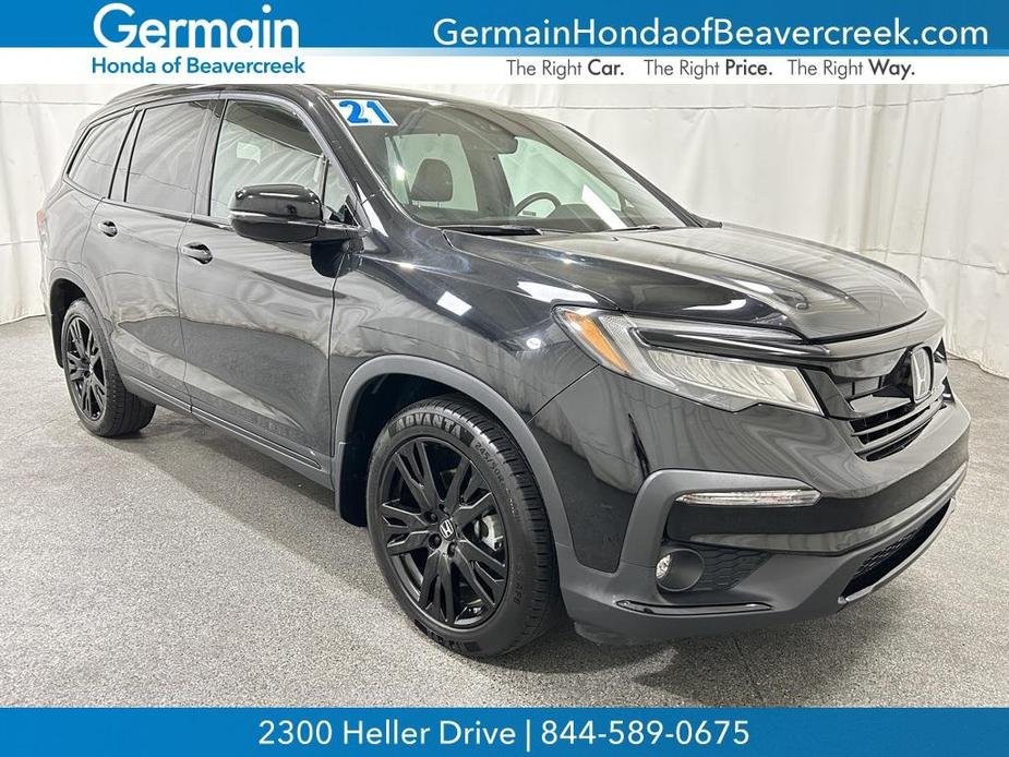 used 2021 Honda Pilot car, priced at $37,823