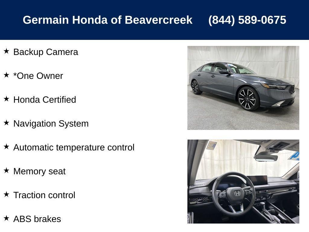 used 2024 Honda Accord Hybrid car, priced at $36,558