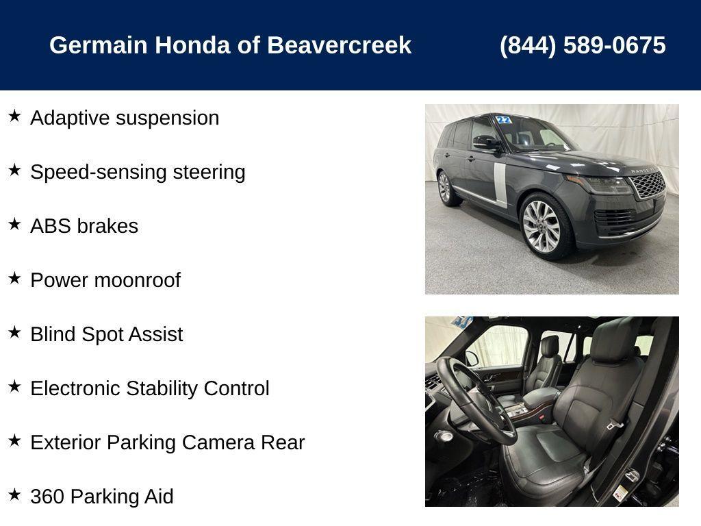 used 2022 Land Rover Range Rover car, priced at $66,955