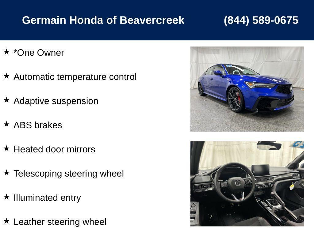 used 2025 Acura Integra car, priced at $53,560