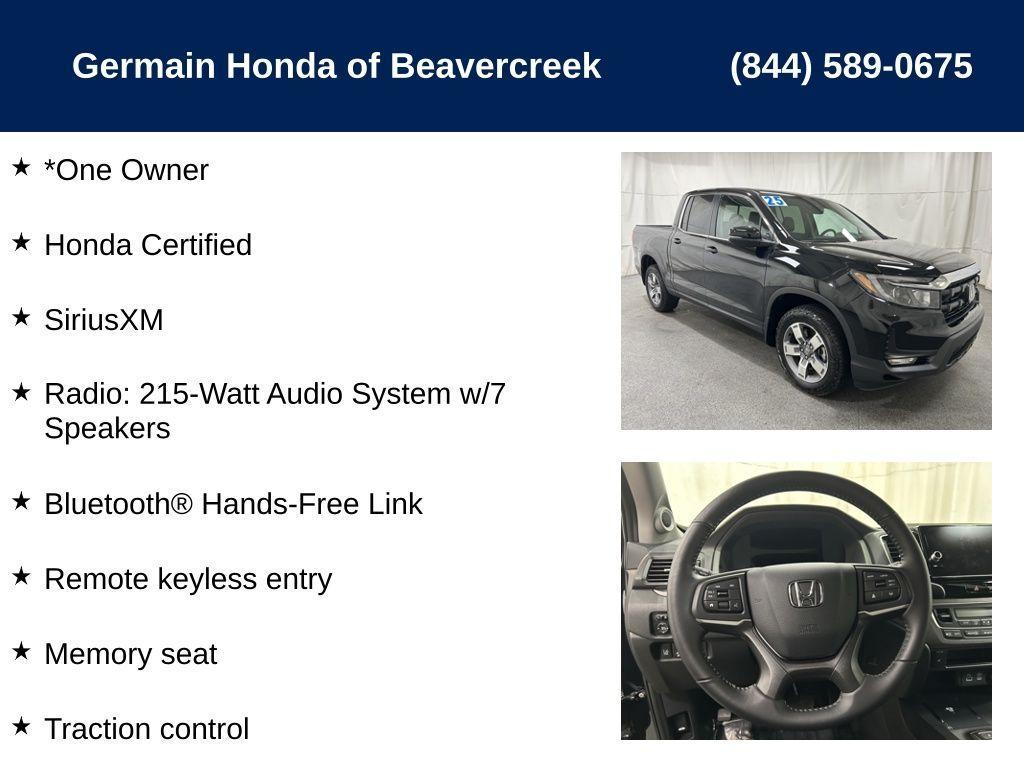 used 2025 Honda Ridgeline car, priced at $38,899