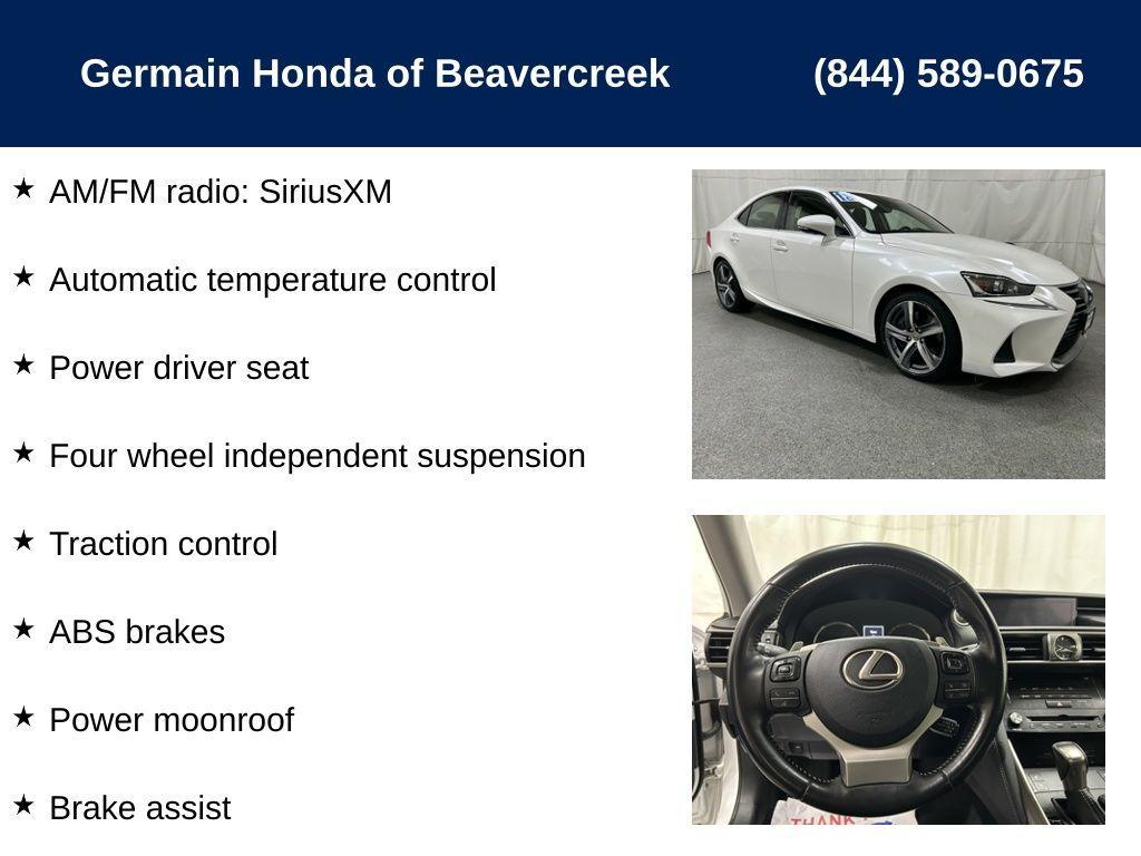 used 2018 Lexus IS 300 car, priced at $25,985