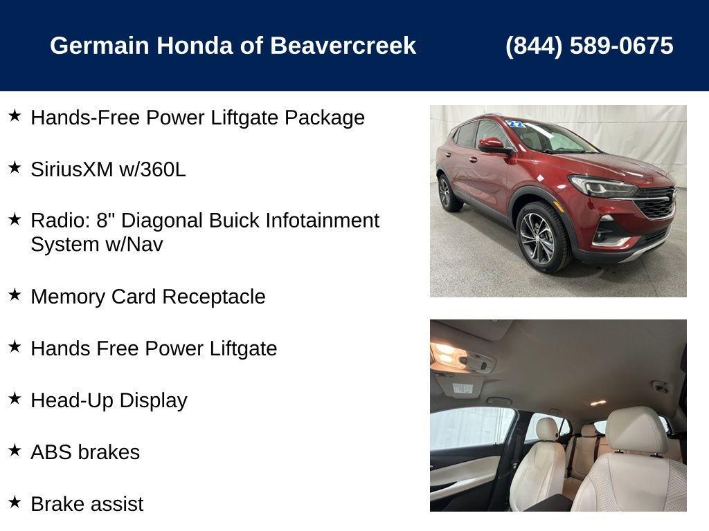 used 2022 Buick Encore GX car, priced at $24,988