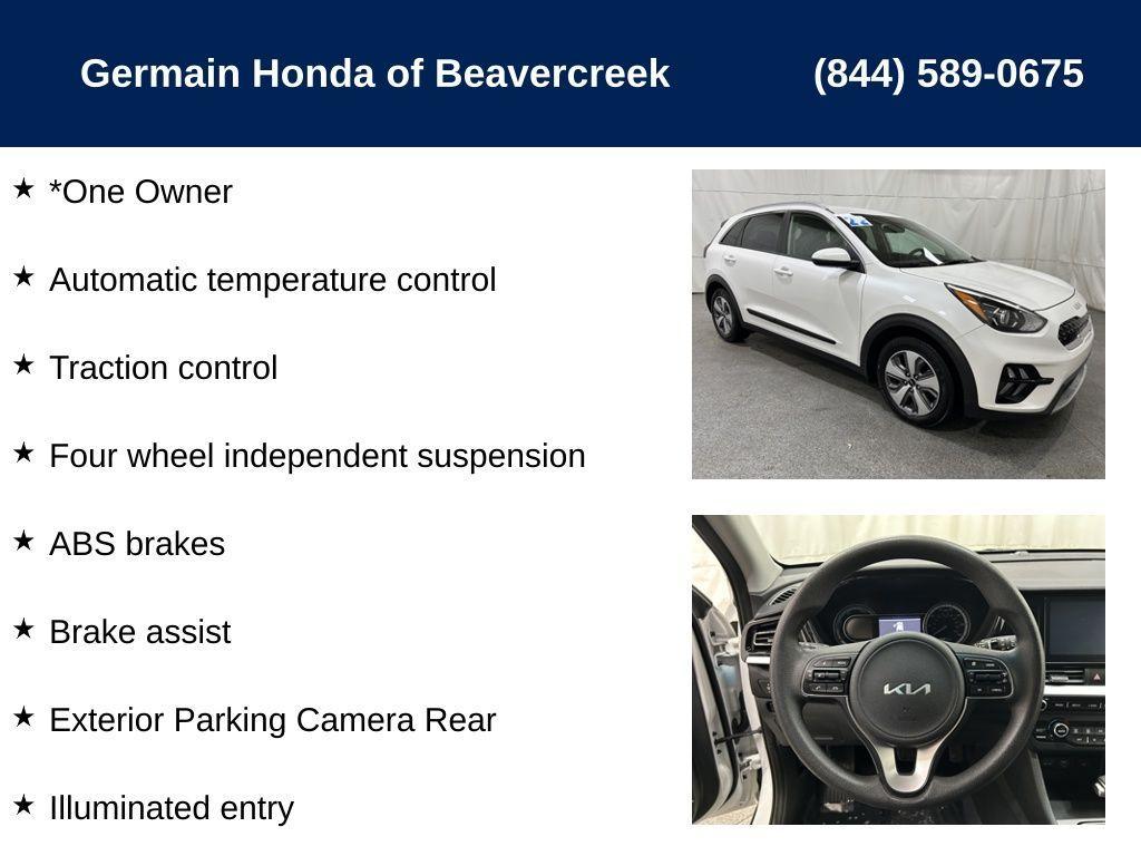 used 2022 Kia Niro car, priced at $16,633
