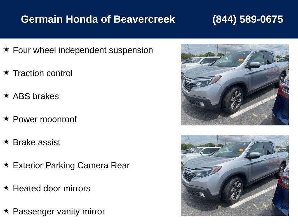 used 2019 Honda Ridgeline car, priced at $27,194