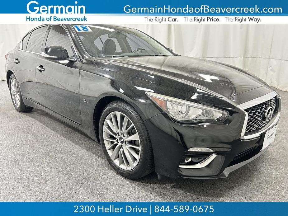 used 2018 INFINITI Q50 car, priced at $18,135