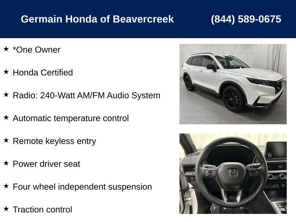 used 2025 Honda CR-V Hybrid car, priced at $35,544