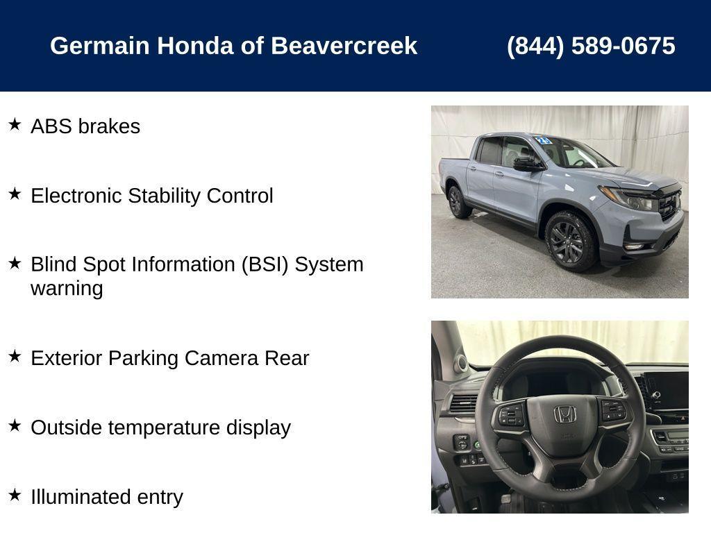 used 2025 Honda Ridgeline car, priced at $36,994