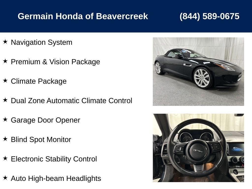 used 2017 Jaguar F-TYPE car, priced at $33,375