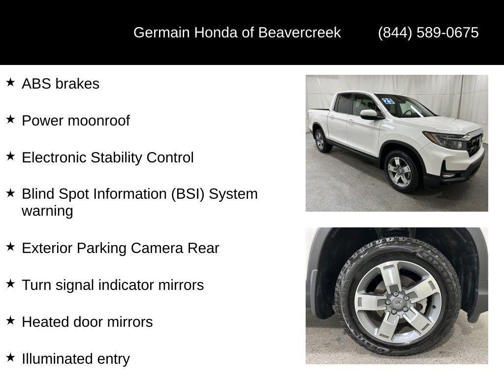 used 2025 Honda Ridgeline car, priced at $41,985