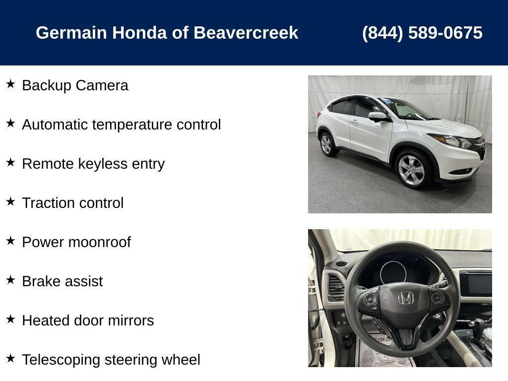used 2016 Honda HR-V car, priced at $16,994