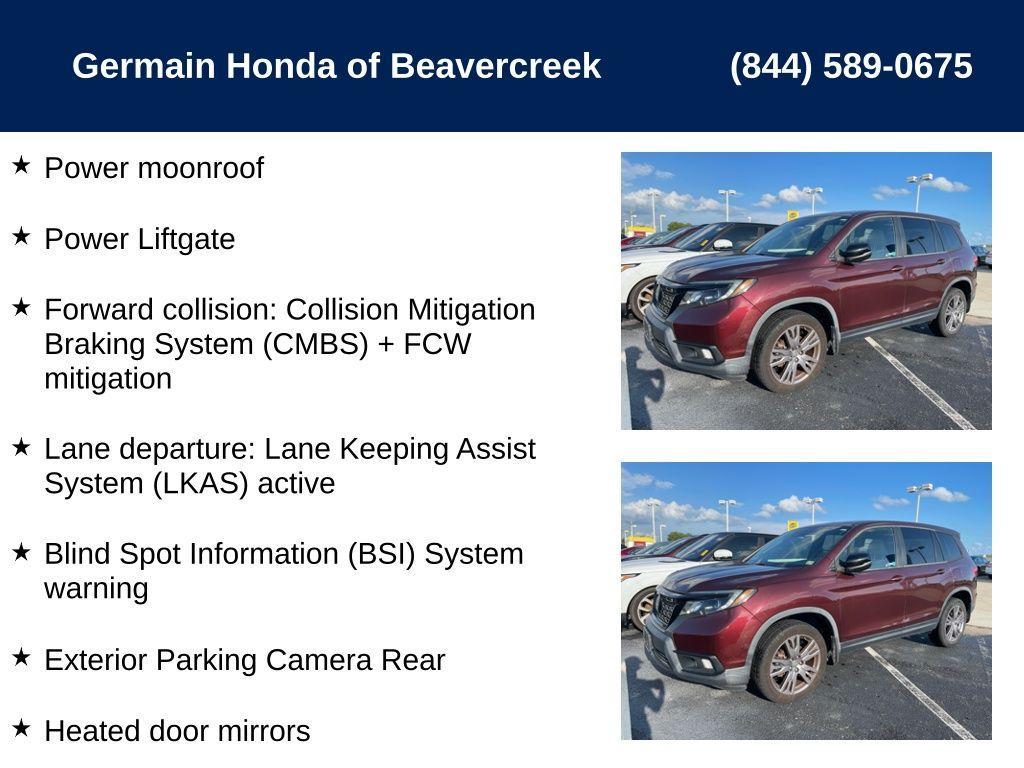 used 2019 Honda Passport car, priced at $24,755