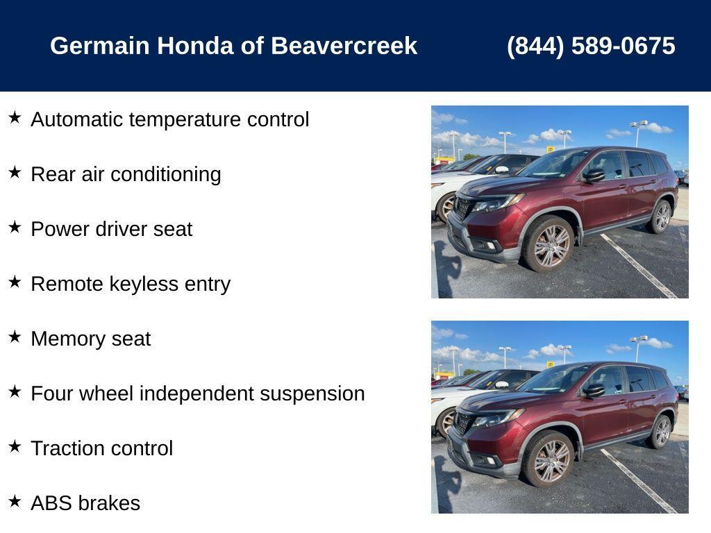 used 2019 Honda Passport car, priced at $24,755