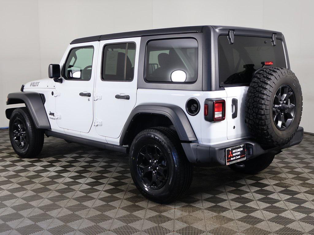 used 2022 Jeep Wrangler Unlimited car, priced at $30,084