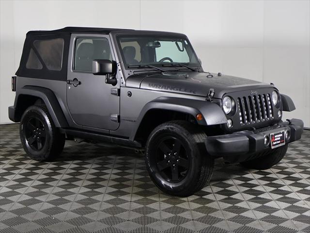 used 2017 Jeep Wrangler car, priced at $15,459