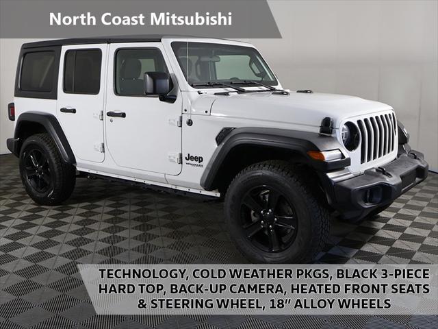 used 2021 Jeep Wrangler Unlimited car, priced at $27,255