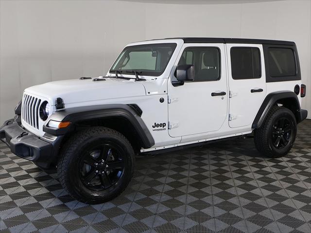 used 2021 Jeep Wrangler Unlimited car, priced at $27,255