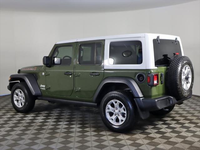 used 2021 Jeep Wrangler Unlimited car, priced at $27,329