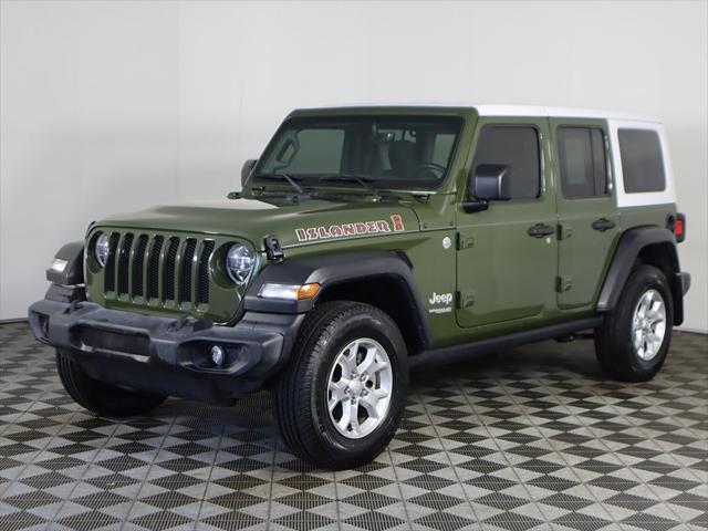 used 2021 Jeep Wrangler Unlimited car, priced at $27,329