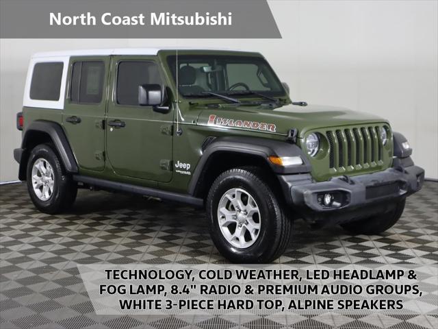 used 2021 Jeep Wrangler Unlimited car, priced at $32,399