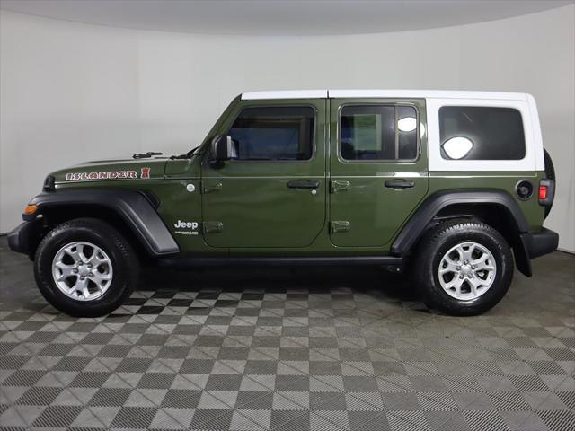 used 2021 Jeep Wrangler Unlimited car, priced at $27,329