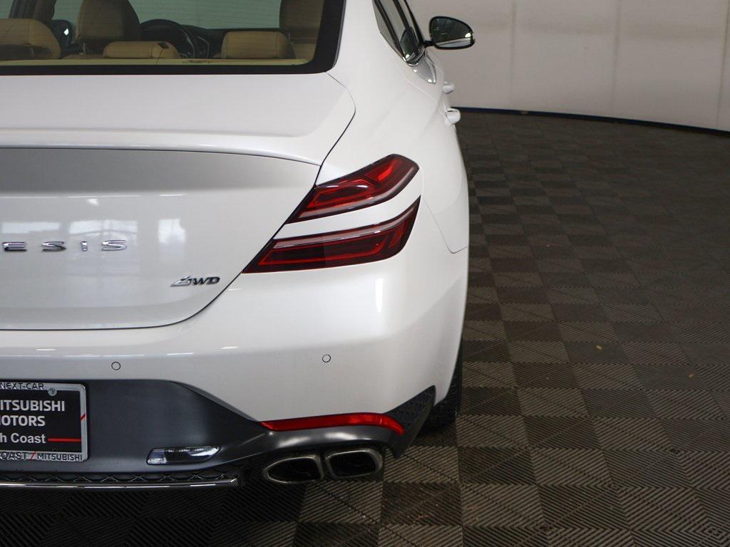 used 2022 Genesis G70 car, priced at $26,990