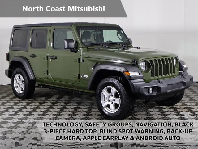 used 2021 Jeep Wrangler Unlimited car, priced at $27,999