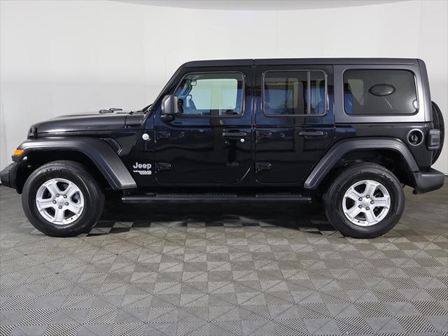 used 2021 Jeep Wrangler Unlimited car, priced at $28,299